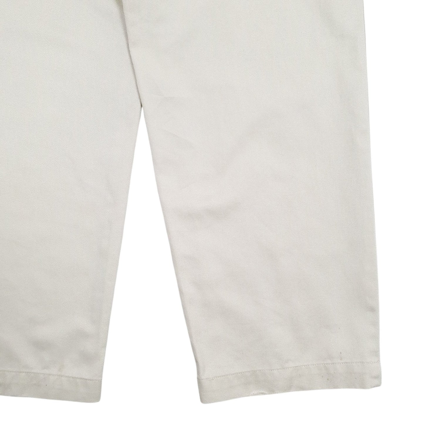 Mens Cream Polo Ralph Lauren Pleated  Trousers