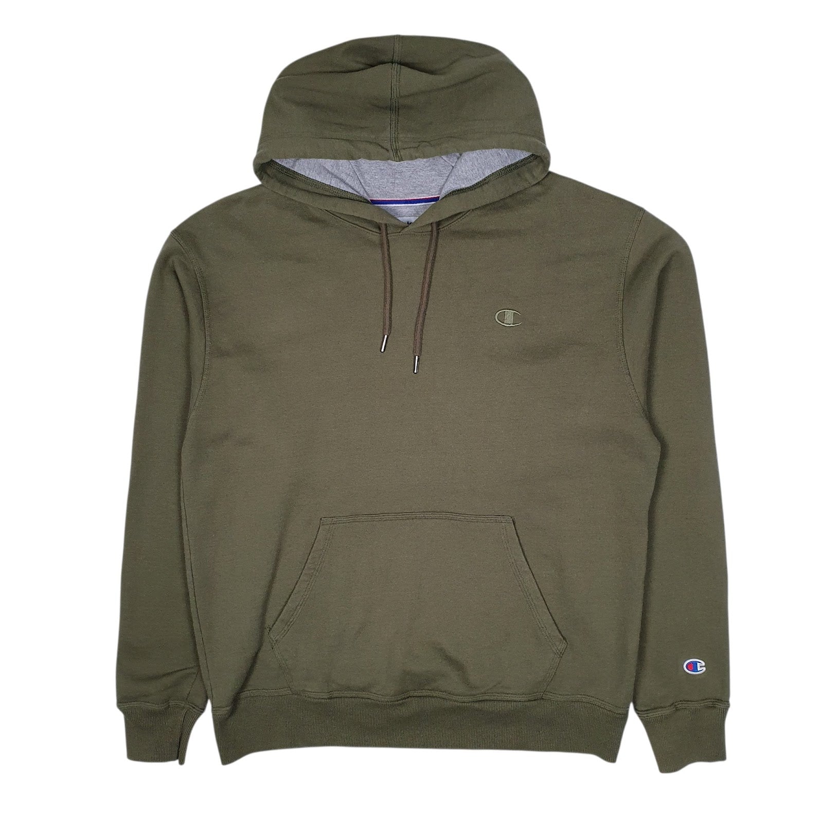 Mens Green Champion  Hoodie Jumper