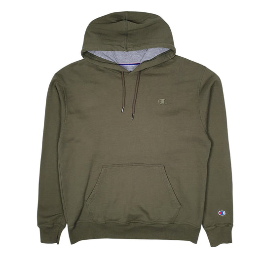 Mens Green Champion  Hoodie Jumper