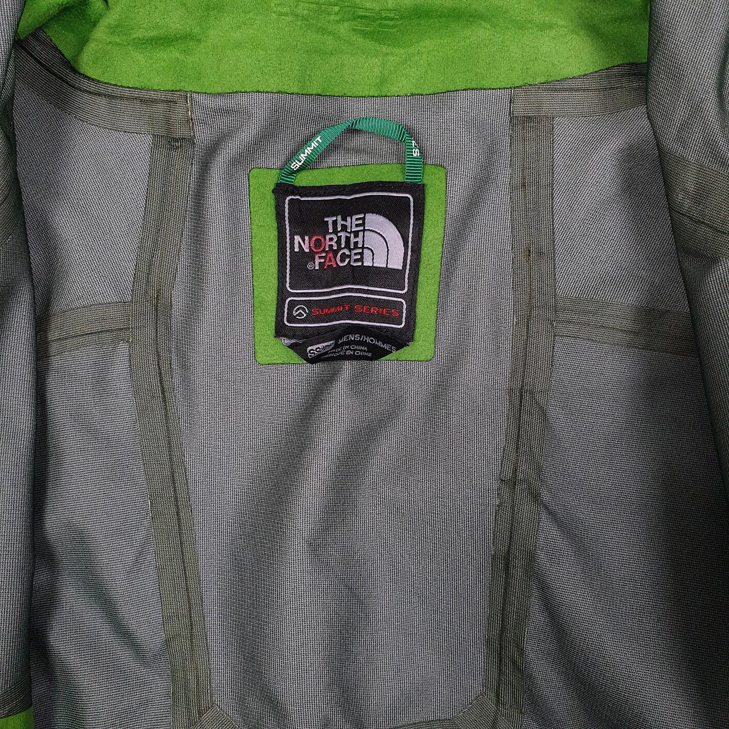 Mens Green The North Face Hyvent Alpha Lightweight  Coat