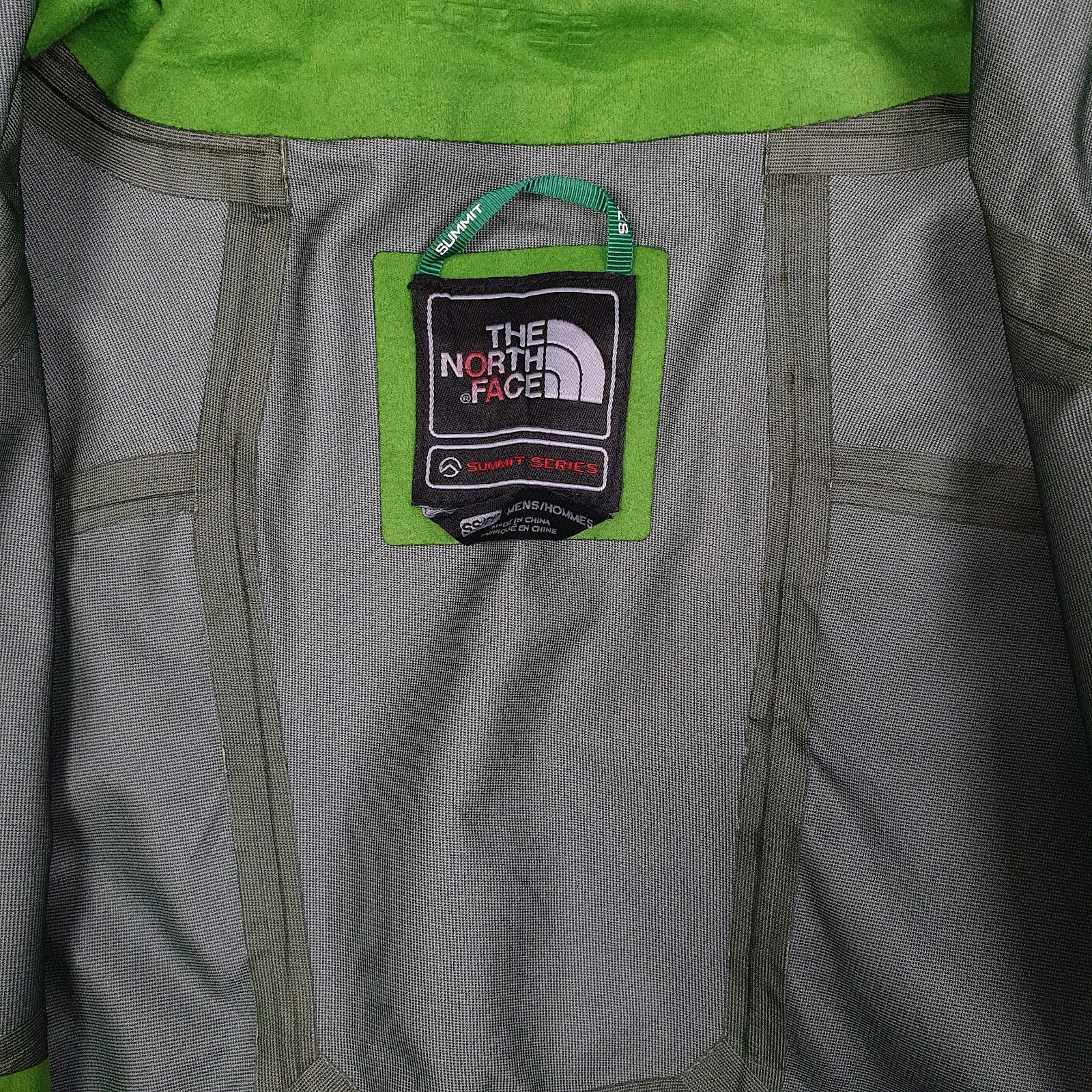 Mens Green The North Face Hyvent Alpha Lightweight  Coat
