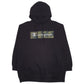 Mens Black Champion Spellout Hoodie Jumper