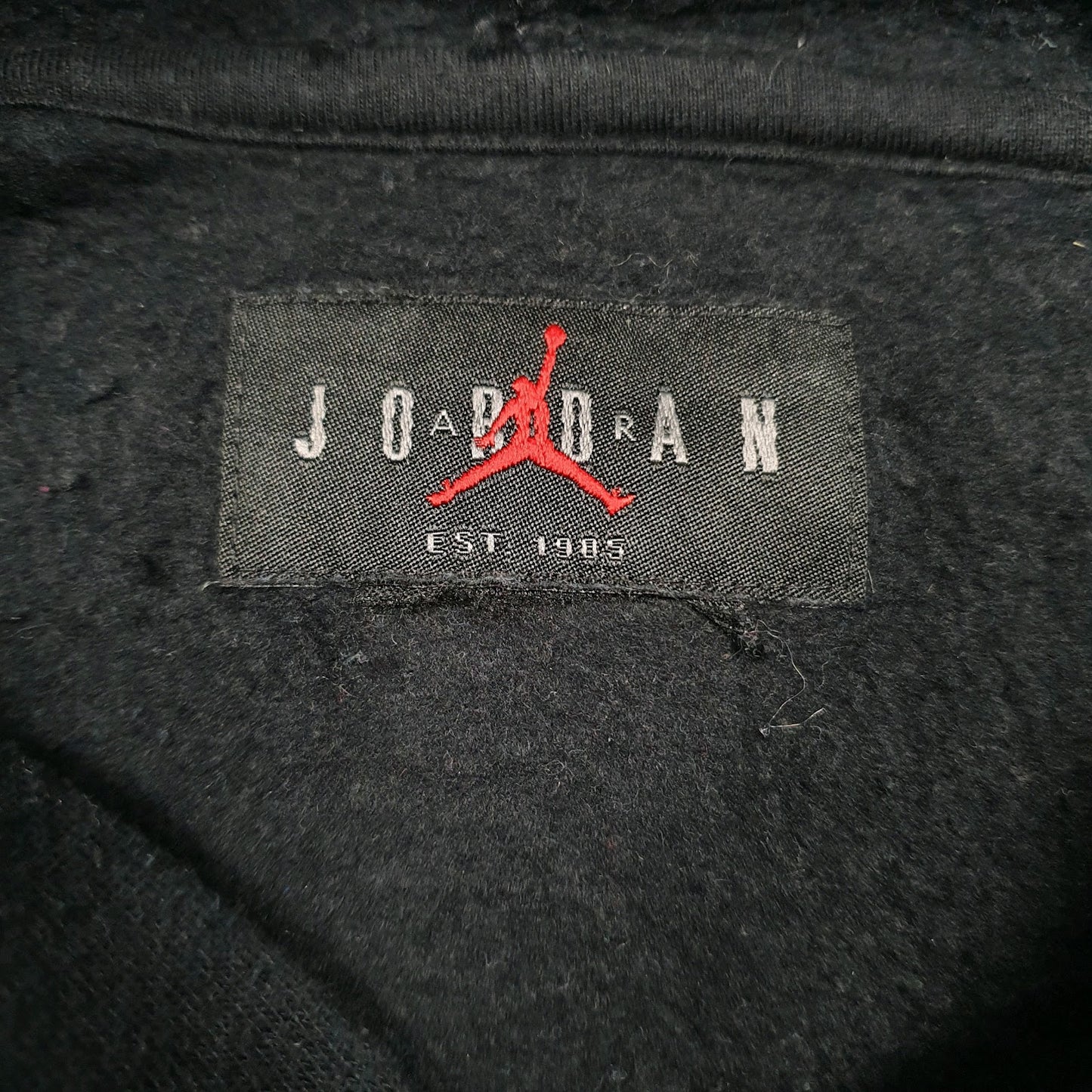 Mens Black Air Jordan  Hoodie Jumper