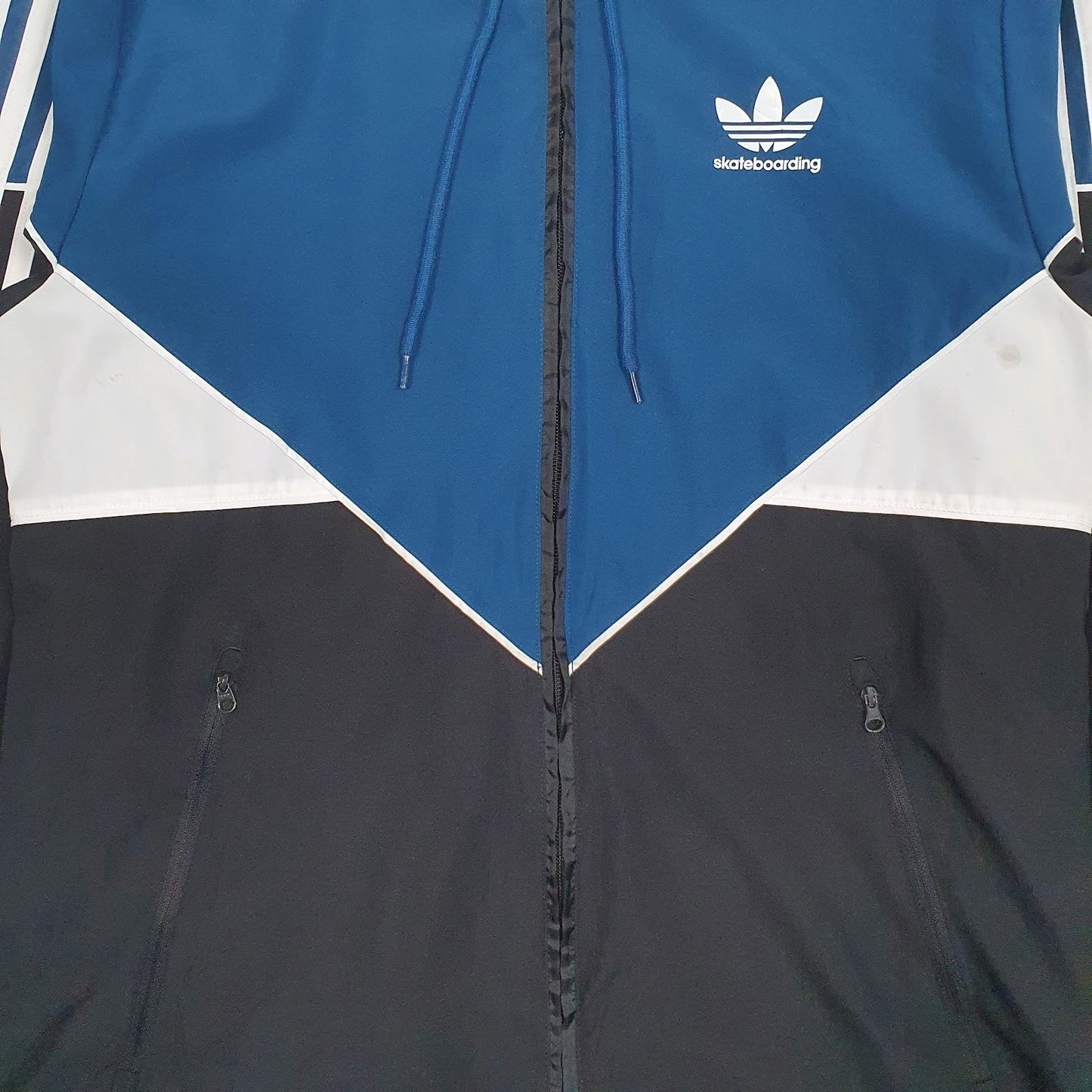 Mens Black Adidas Climite Skateboarding Crewneck Coat