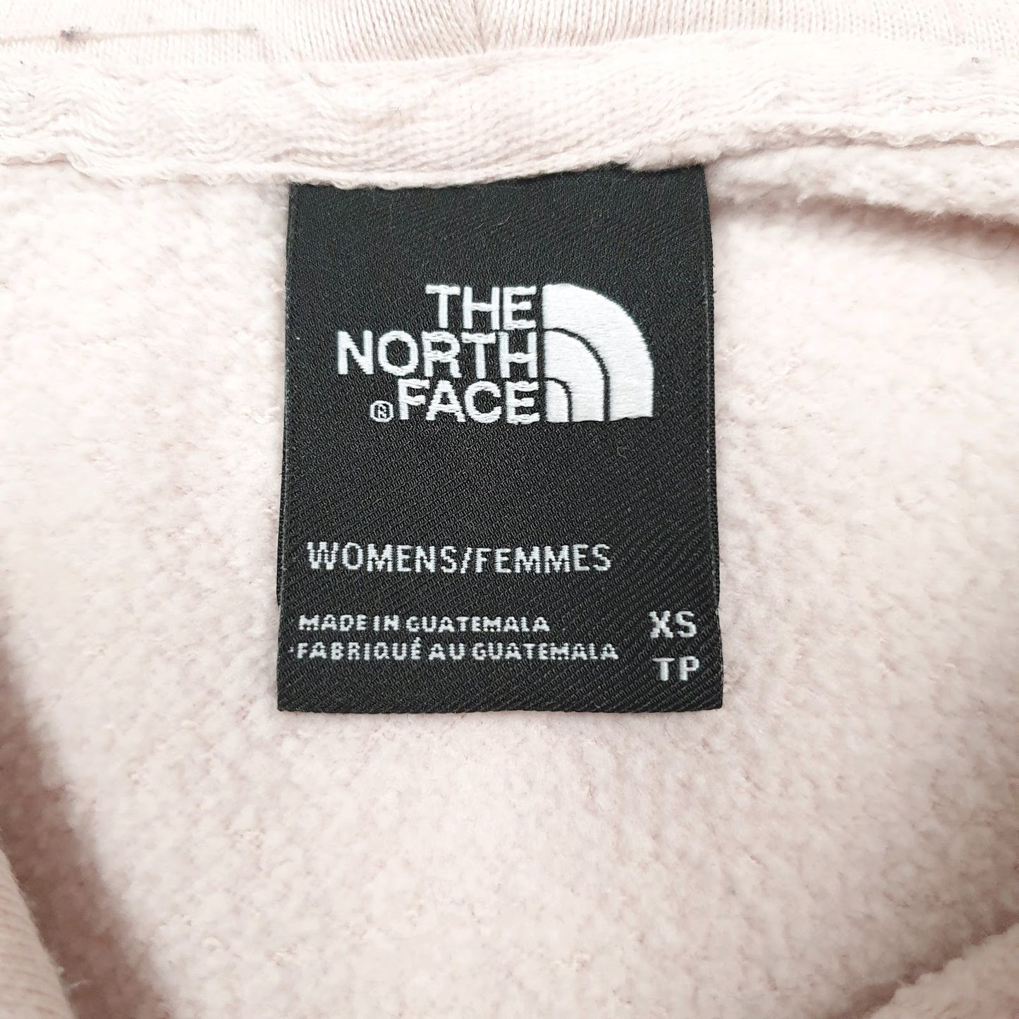 Womens Pink The North Face Spellout Hoodie Jumper