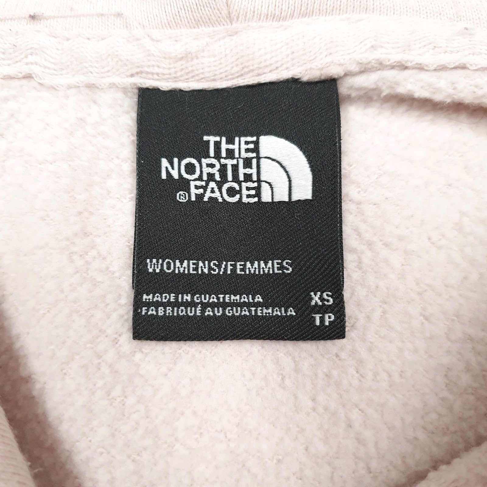 Womens Pink The North Face Spellout Hoodie Jumper