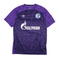Mens Purple Umbro FC Schalke 04 2018-19 Football Jersey Short Sleeve T Shirt