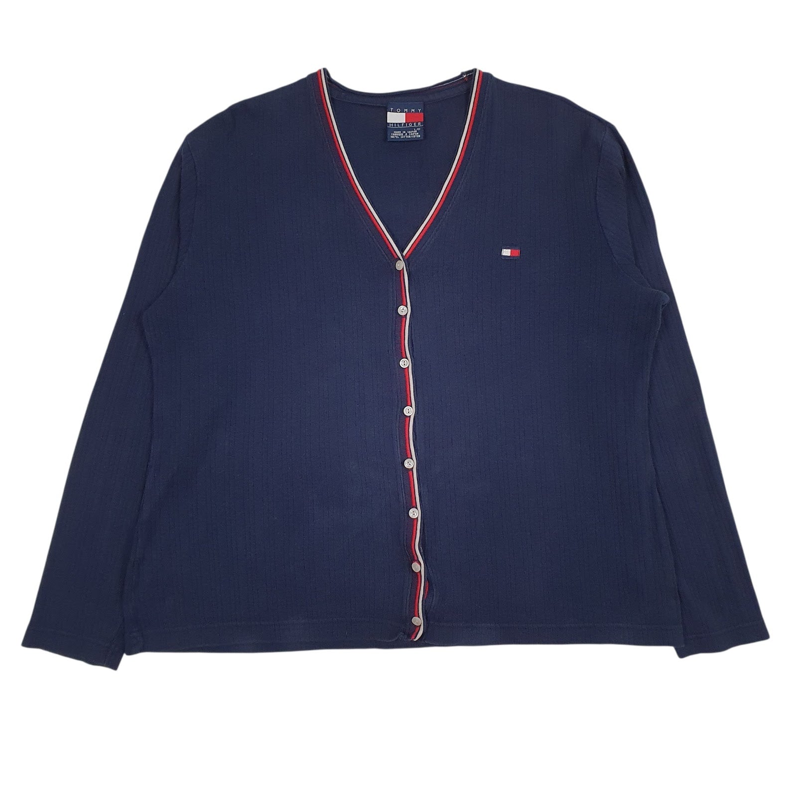 Womens Navy Tommy Hilfiger Vintage Cardigan Jumper