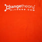 Mens Orange Hanes   T Shirt