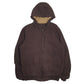 Mens Brown Lee Bomber Sherpa Lined  Coat