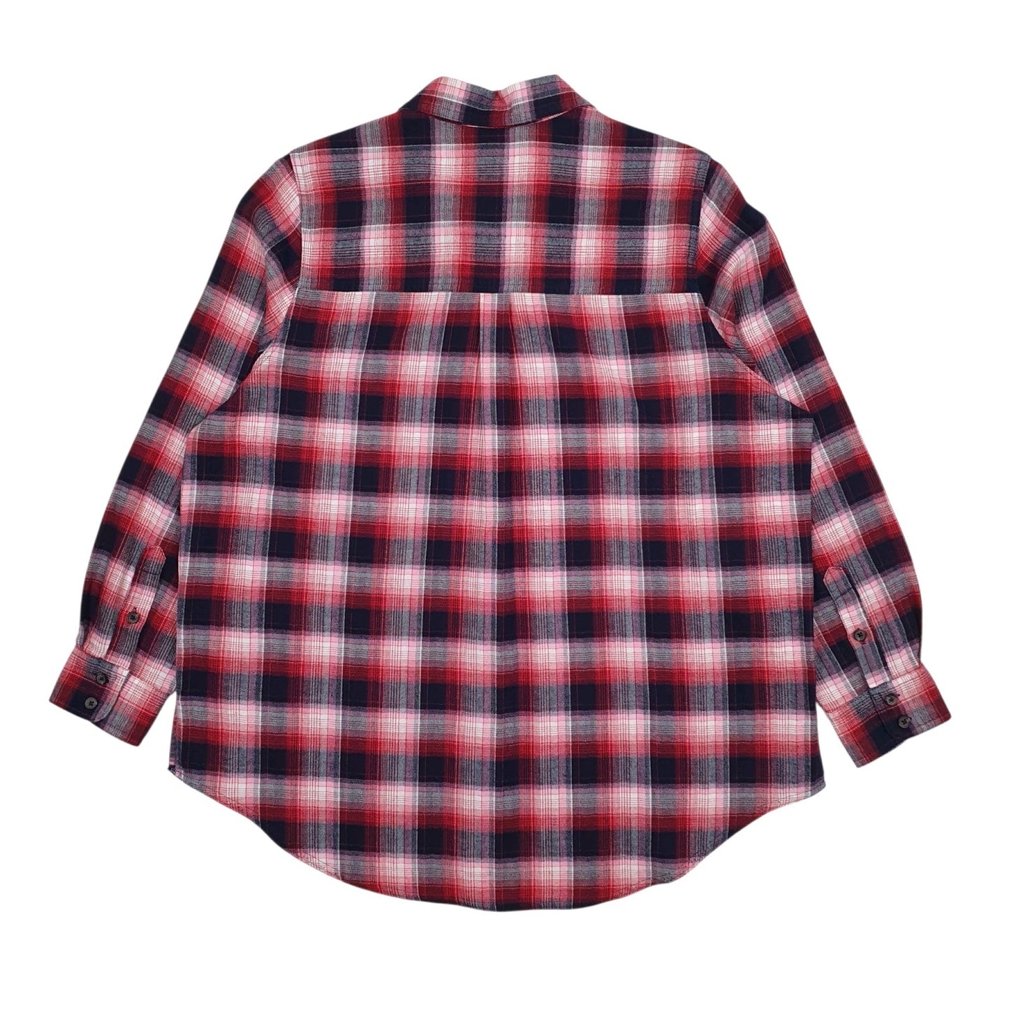 Womens Red M&S Plaid  Shirt