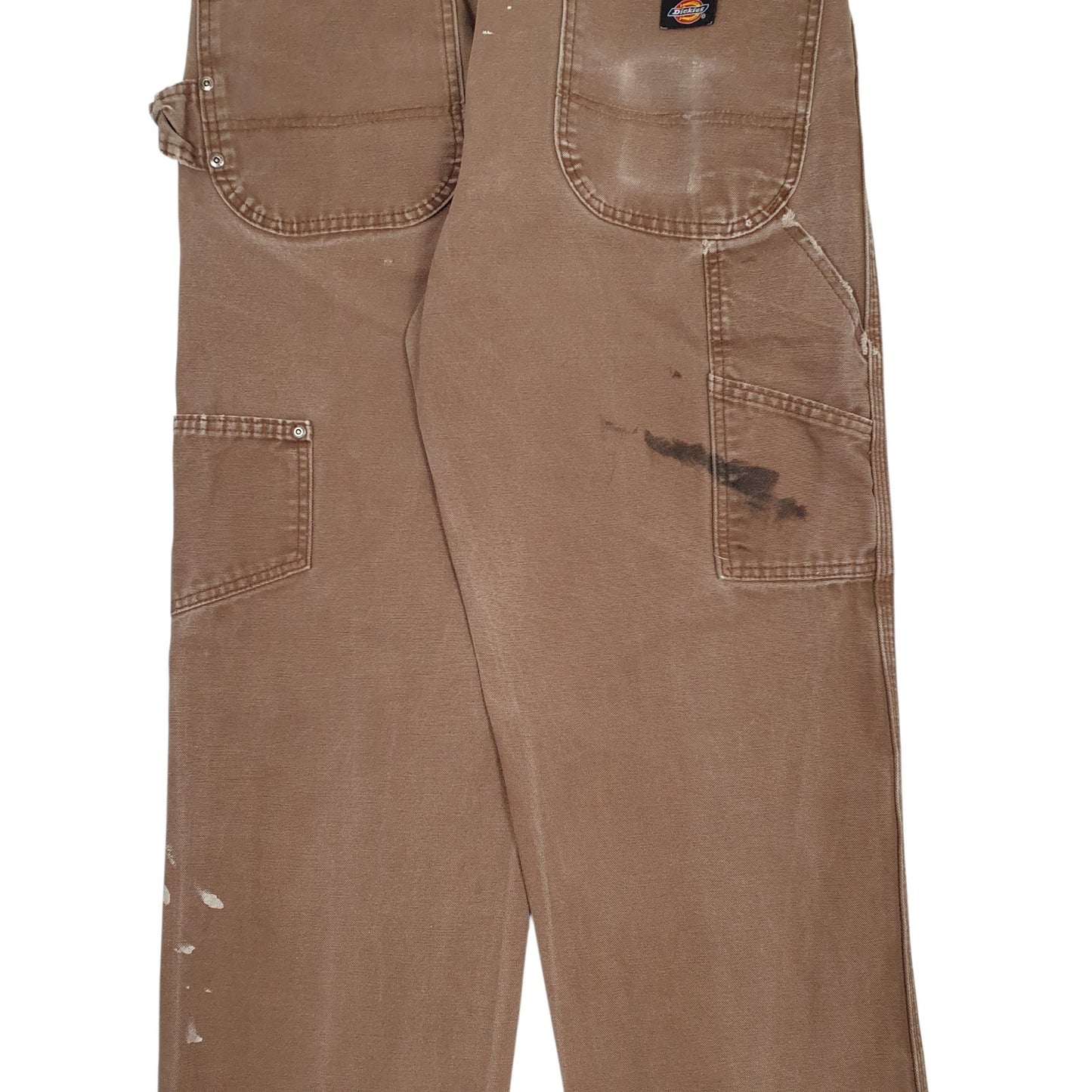 Mens Brown Dickies Workwear  Trousers
