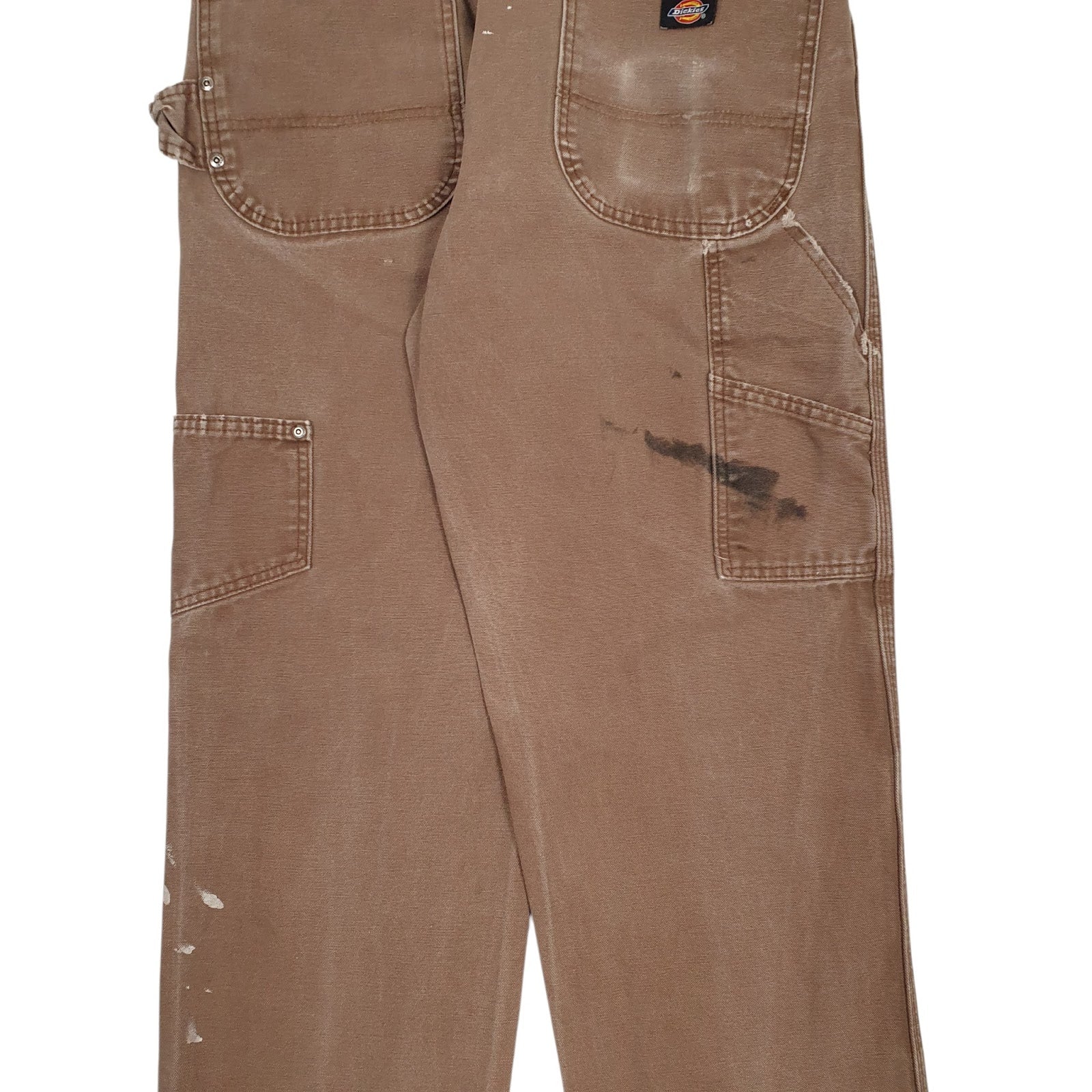Mens Brown Dickies Workwear  Trousers