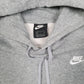 Mens Grey Nike  Hoodie Jumper