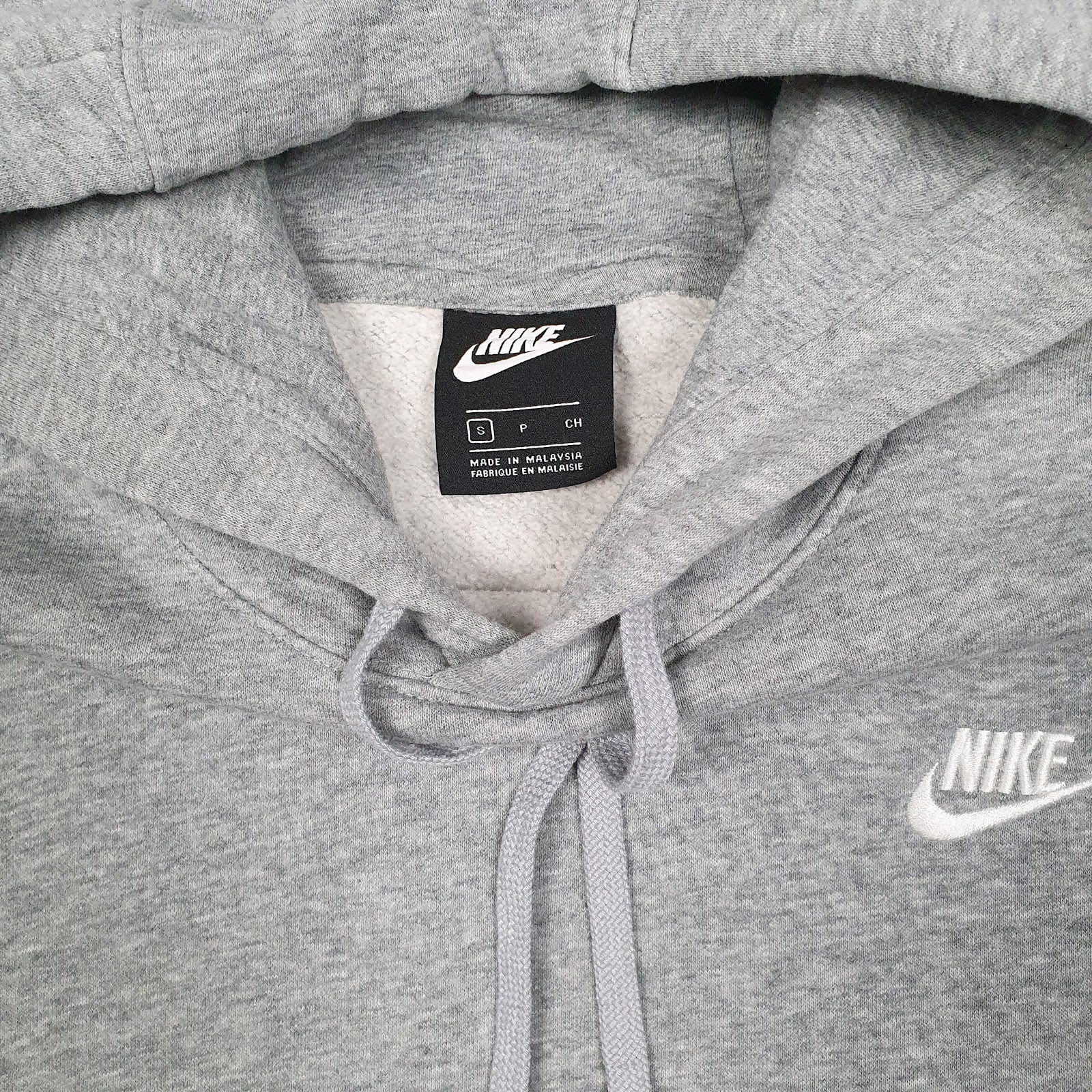 Mens Grey Nike  Hoodie Jumper