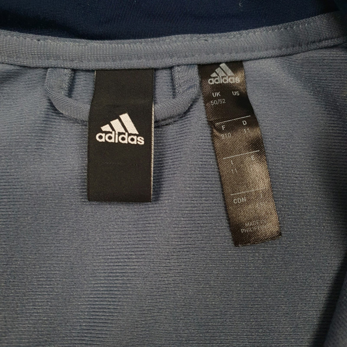Mens Navy Adidas Active Wear Full Zip Jumper