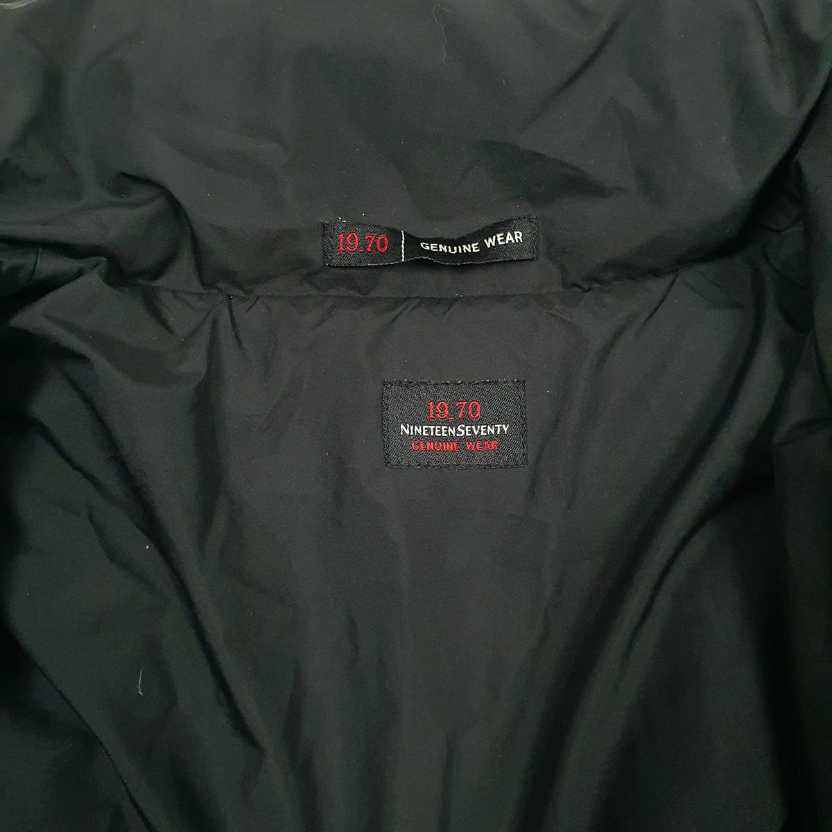 Womens Black Nineteen Seventy Windbreaker Padded  Coat