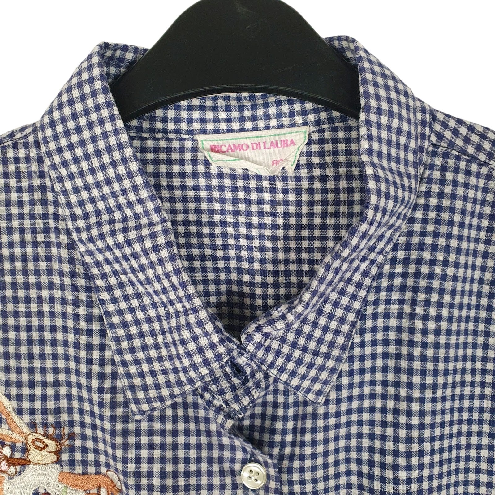 Womens Blue Ricamo De Laura   Shirt