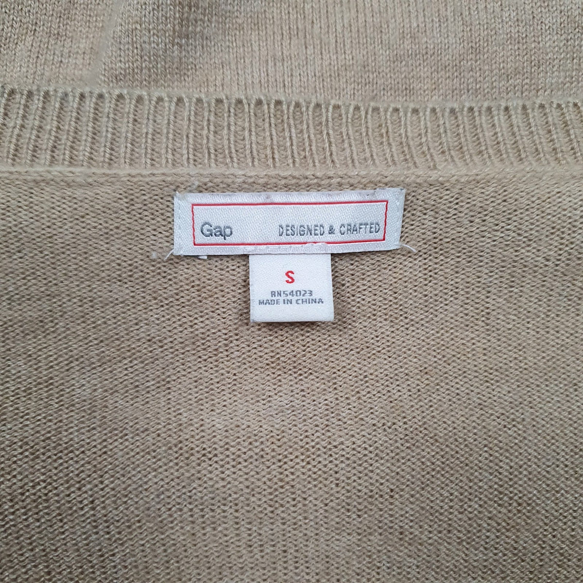 Mens Brown Gap  Cardigan Jumper