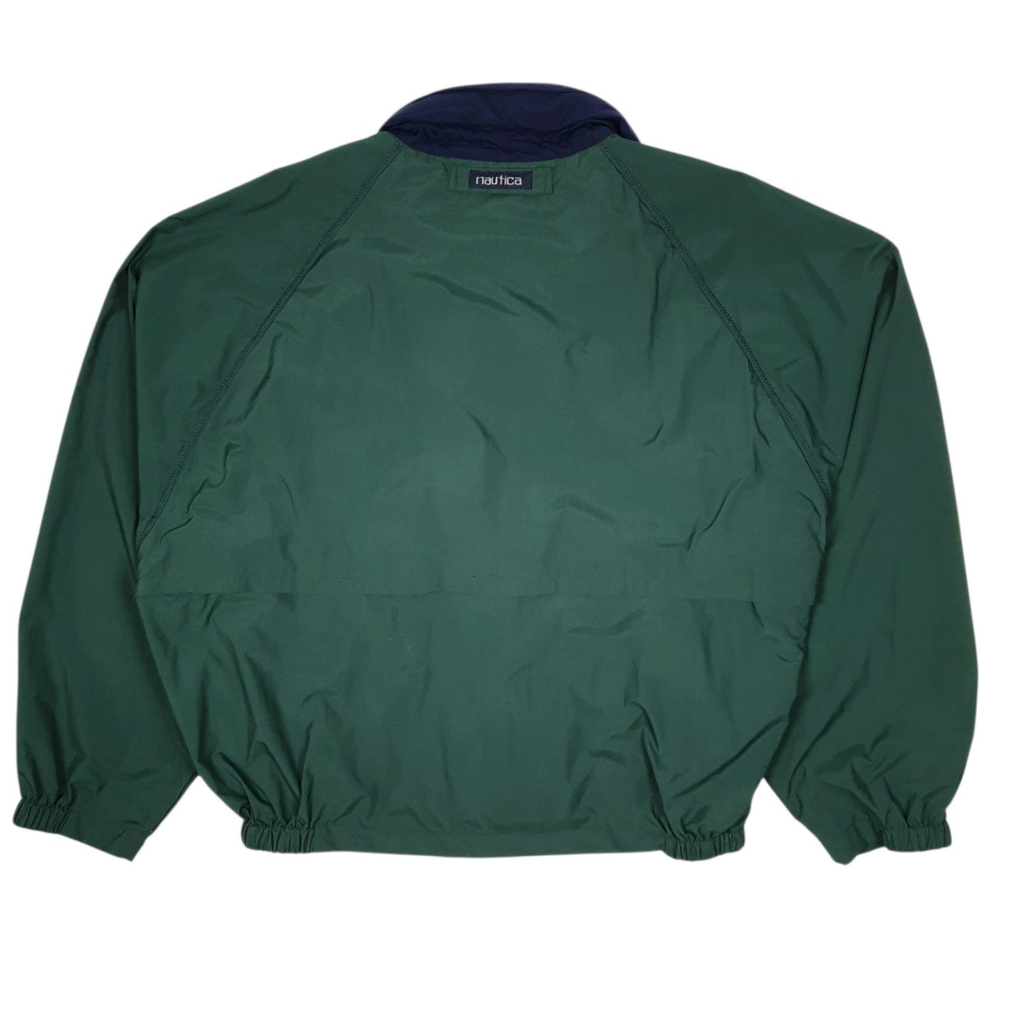 Mens Green Nautica Vintage 90s Sailing  Coat