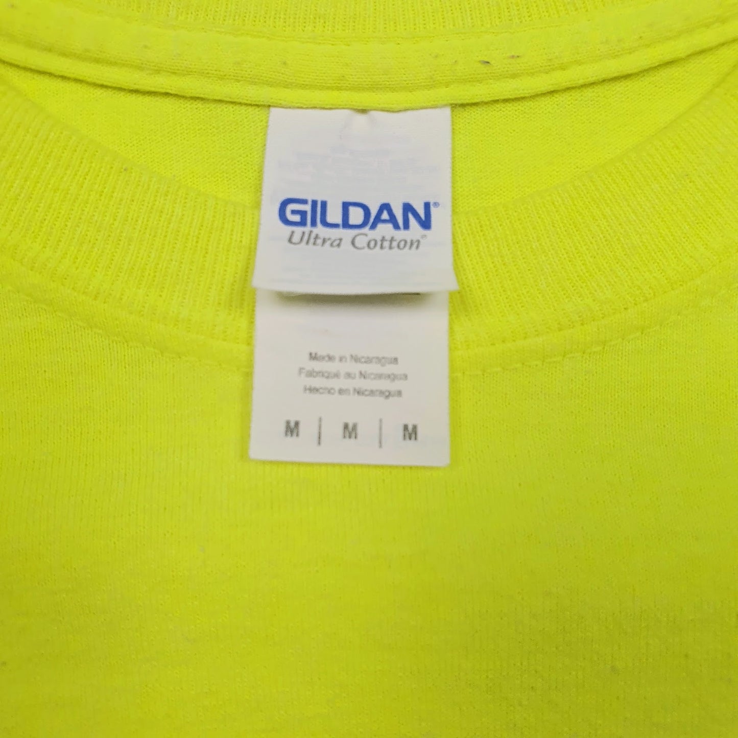 Mens Green Gildan   T Shirt