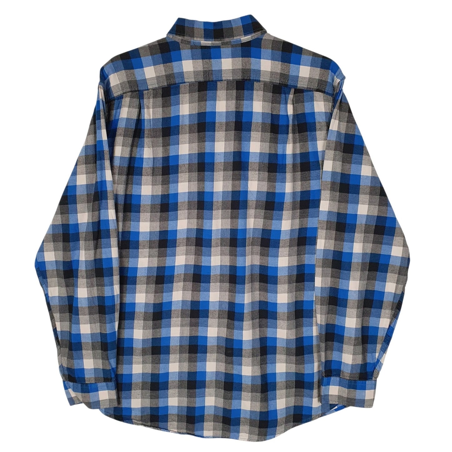 Mens Grey Eddie Bauer Flannel  Shirt