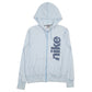 Womens Blue Nike Lightweight Full Zip Jumper