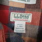 Mens Red L.L.Bean Chamois  Shirt