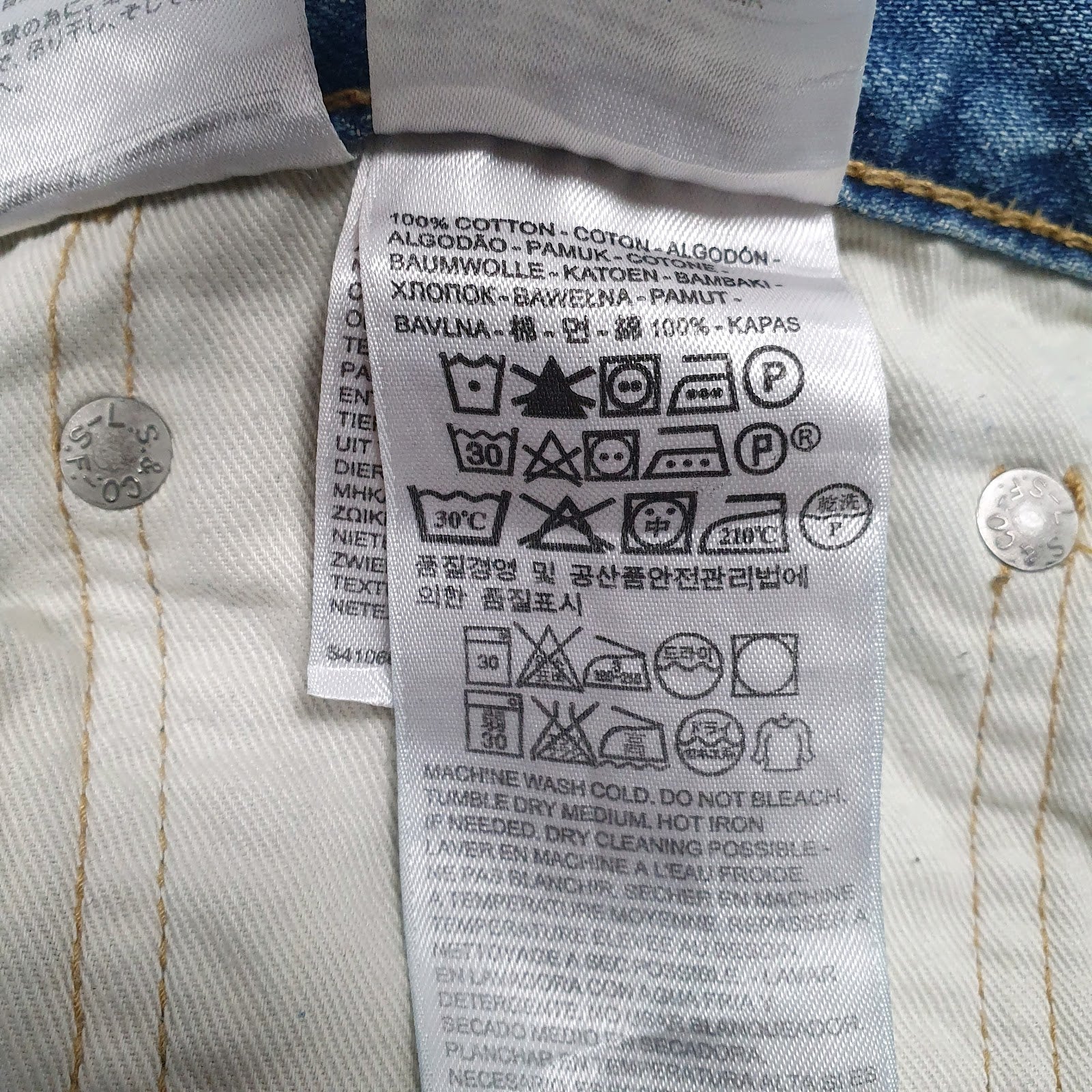 Mens Blue Levis   Jeans