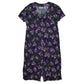Womens Navy Caroline Wells Vintage 90s Short Sleeve Dress