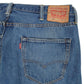 Mens Blue Levis Distressed  Jeans