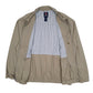 Mens Beige Chaps Bomber Windbreaker  Coat