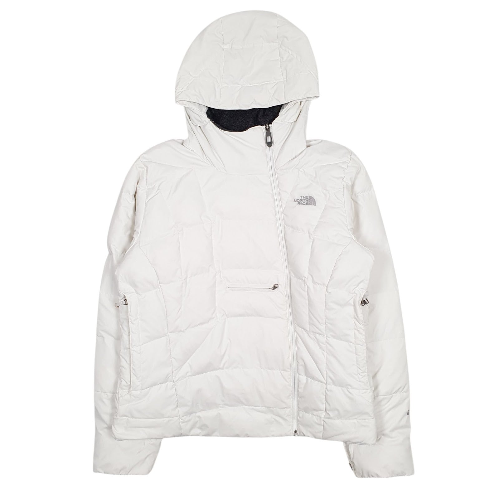 Womens White The North Face  Hoodie Coat