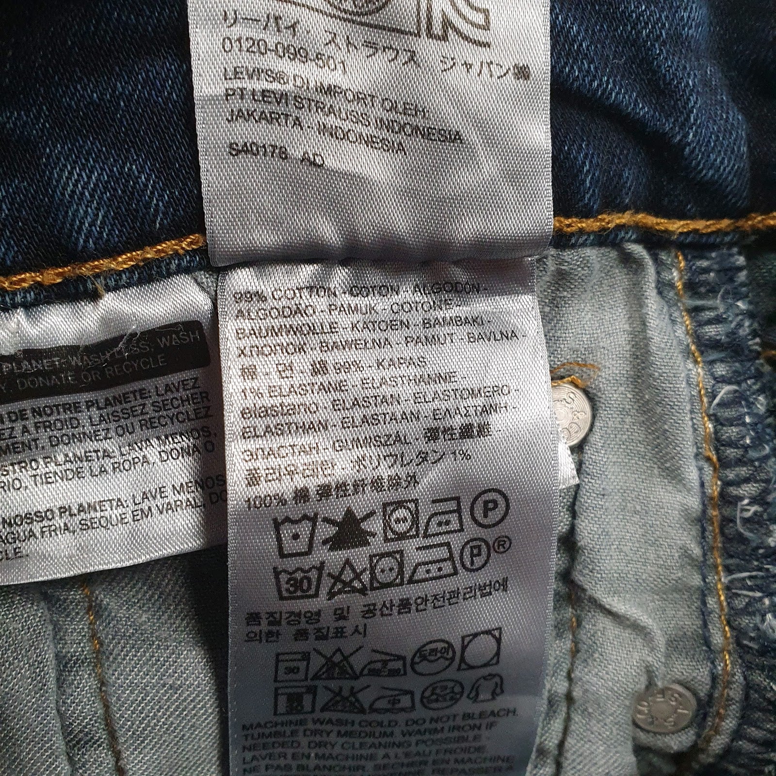 Mens Blue Levis   Jeans