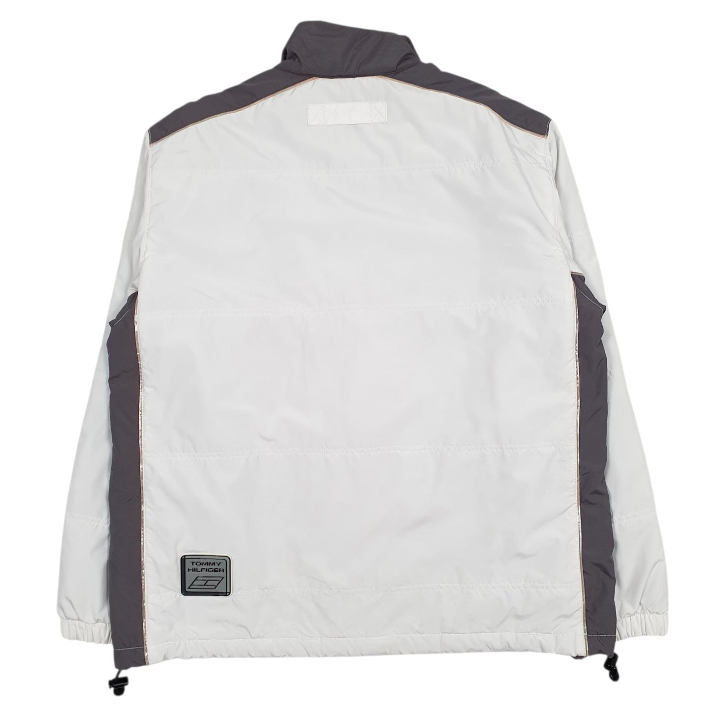 Mens White Tommy Hilfiger Athletic Padded Crewneck Coat