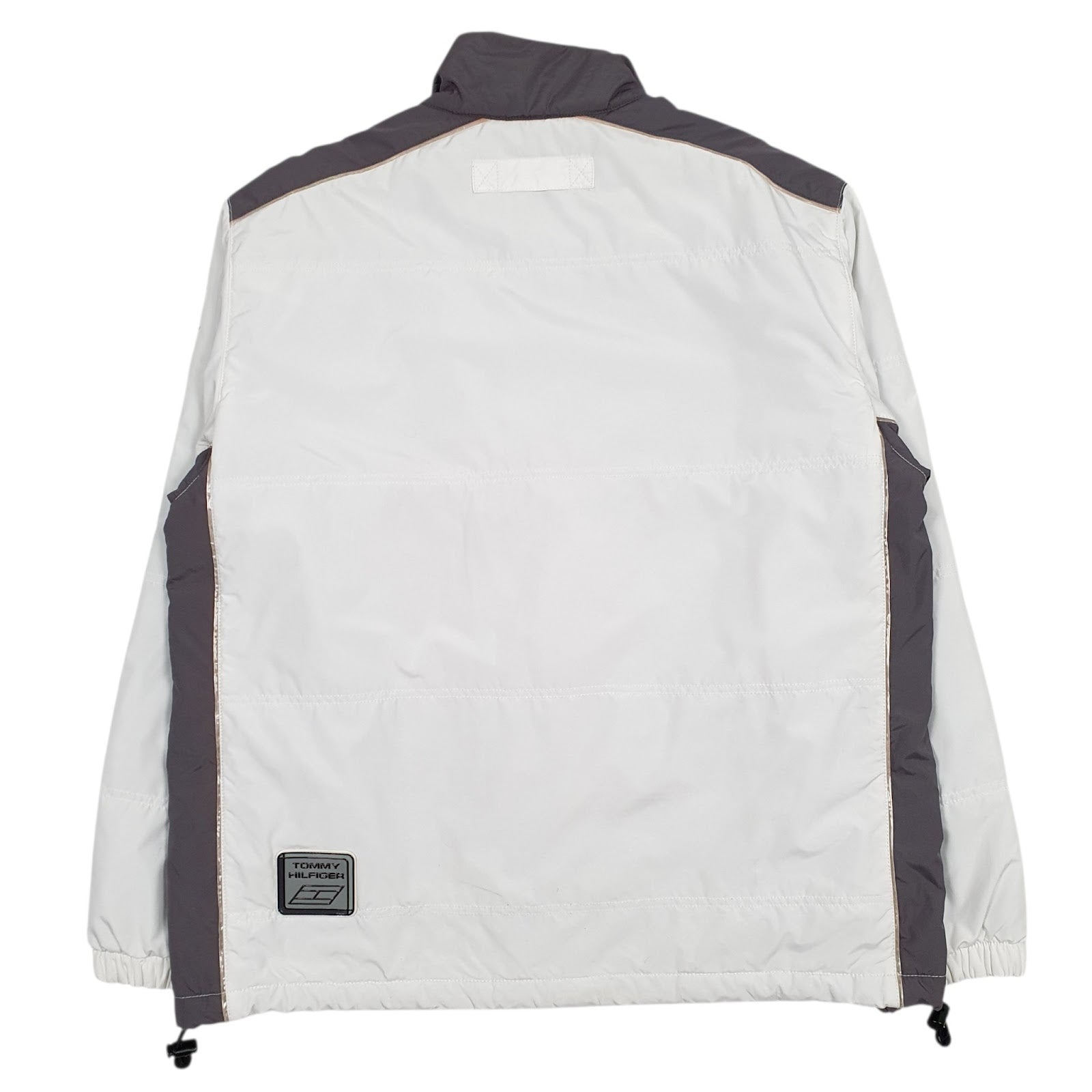 Mens White Tommy Hilfiger Athletic Padded Crewneck Coat