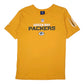 Mens Yellow Reebok Green Bay Packers NFL Short Sleeve T Shirt