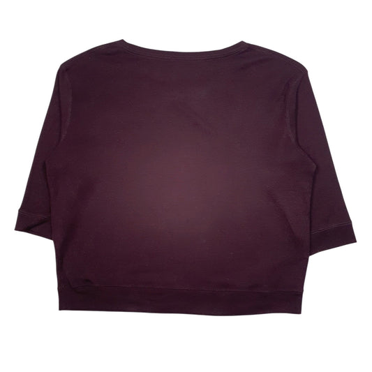 Womens Burgundy Nike  Crewneck Jumper