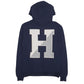 Mens Navy Champion Hopkins Hoodie Jumper