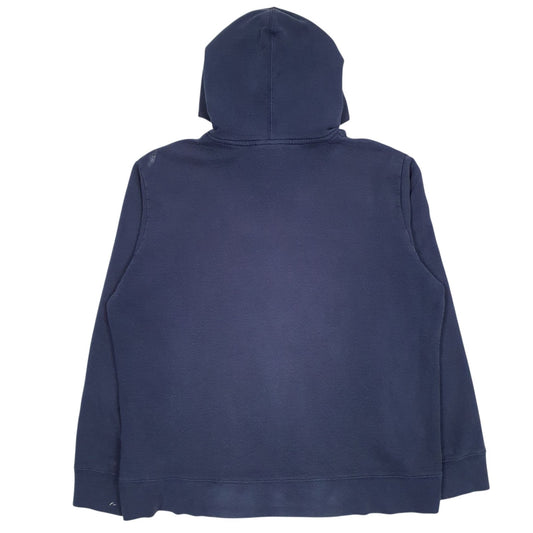 Mens Navy The North Face Spellout Hoodie Jumper