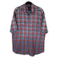 Mens Blue Eddie Bauer Vintage 90s Short Sleeve Shirt