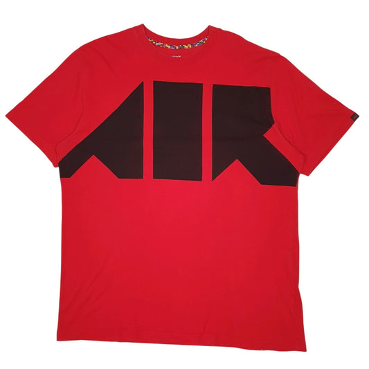 Mens Red Nike  Short Sleeve T Shirt