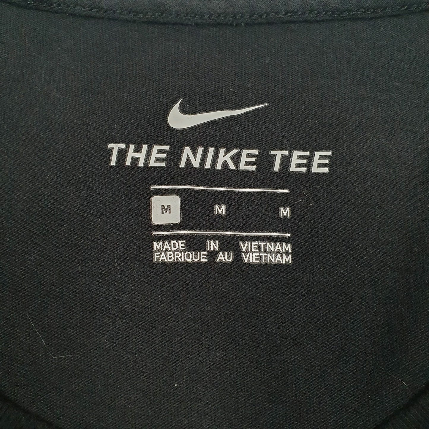 Mens Black Nike Spellout  T Shirt