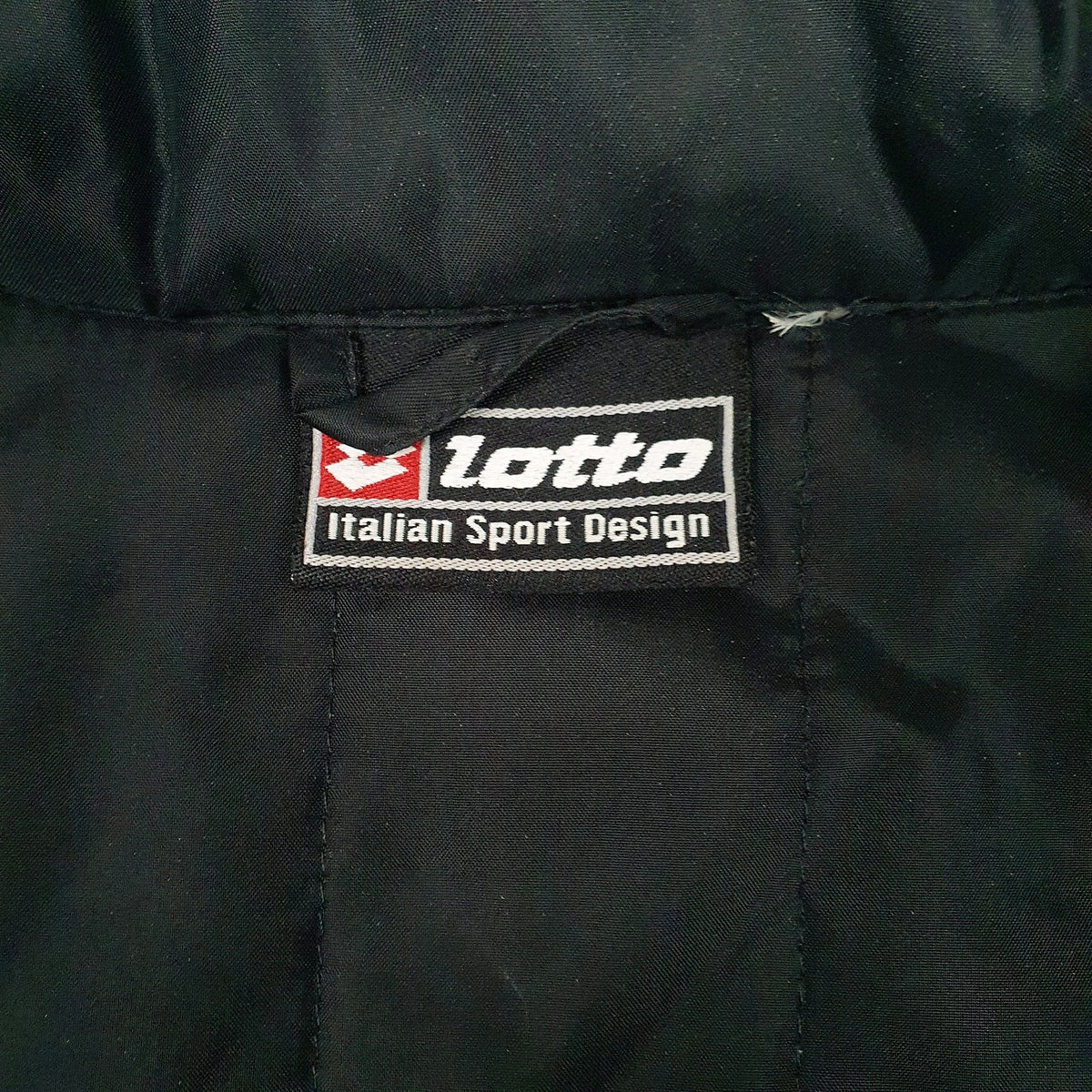 Mens Black Lotto Longline  Coat