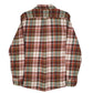 Mens Red Eddie Bauer Flannel  Shirt