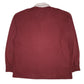 Mens Red Abercrombie and Fitch Rugby Crewneck Polo Shirt