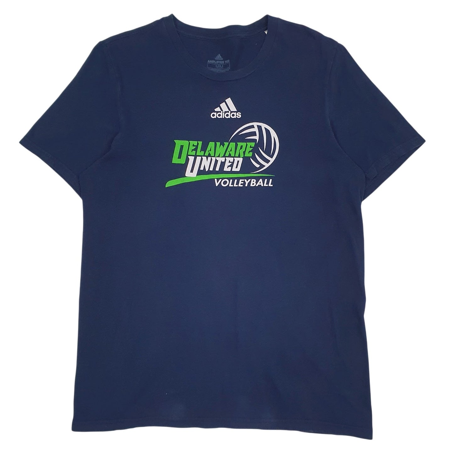 Mens Navy Adidas Delaware United Volleyball Short Sleeve T Shirt