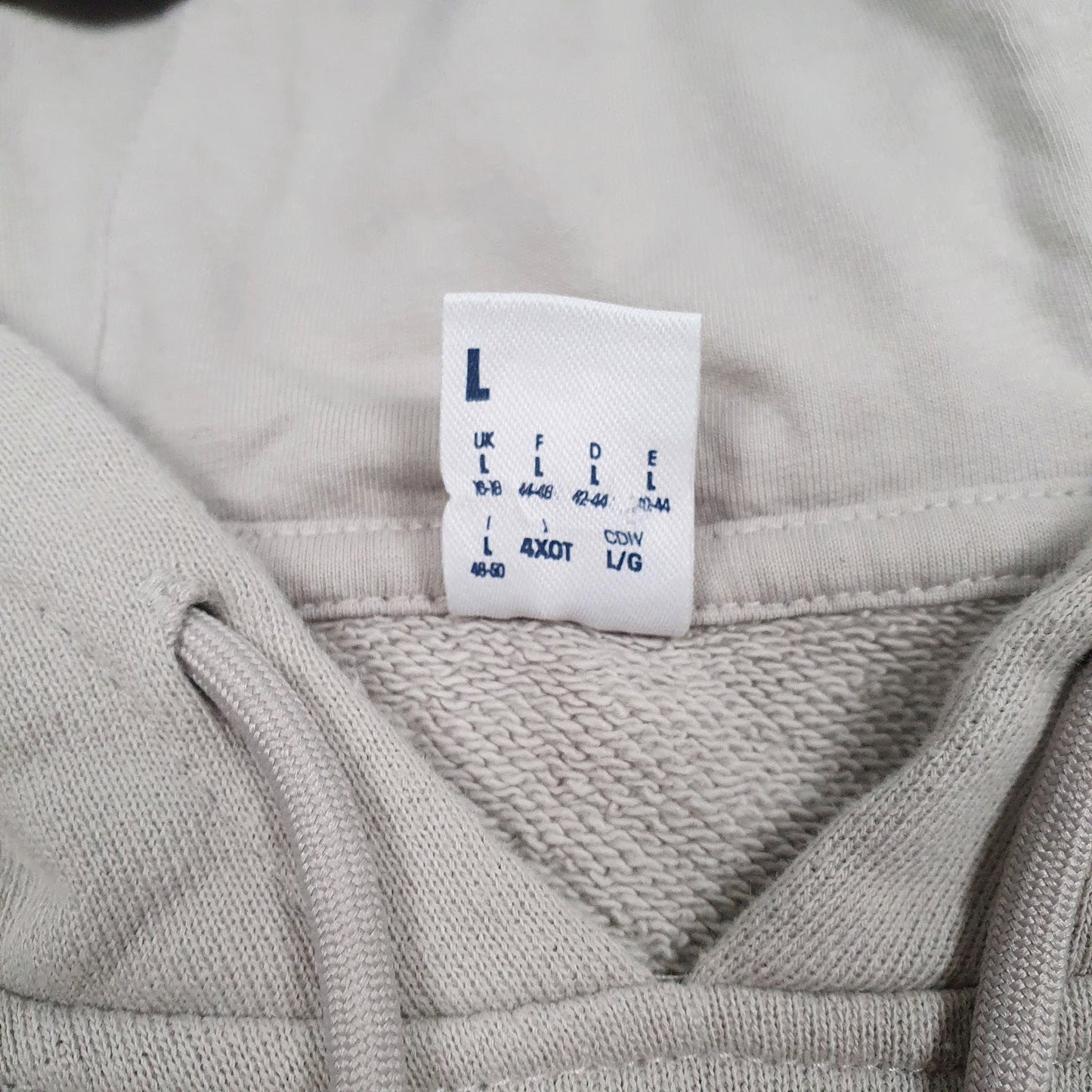Womens Grey Reebok Oversized Hoodie Jumper