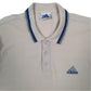 Mens Cream Adidas Vintage 90s Hoodie Polo Shirt