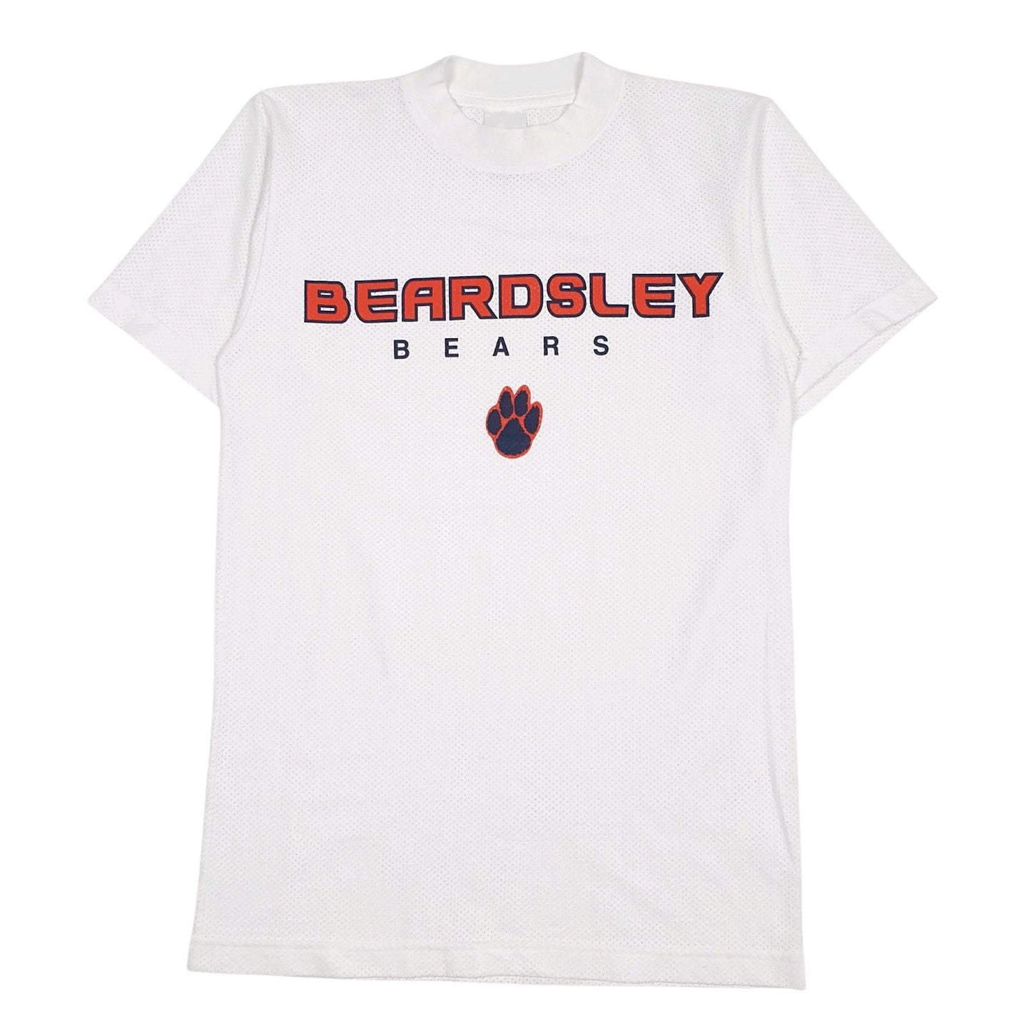 Mens White Neff Jersey Beardsley Bears Short Sleeve T Shirt